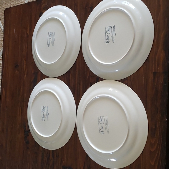 Heartside Water Colors Dinner Plates Japan - Picture 4 of 14